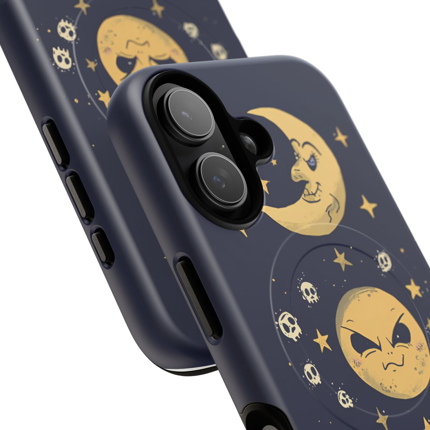 Crescent Moon Ghosts Phone Case | Tough Magnetic Case