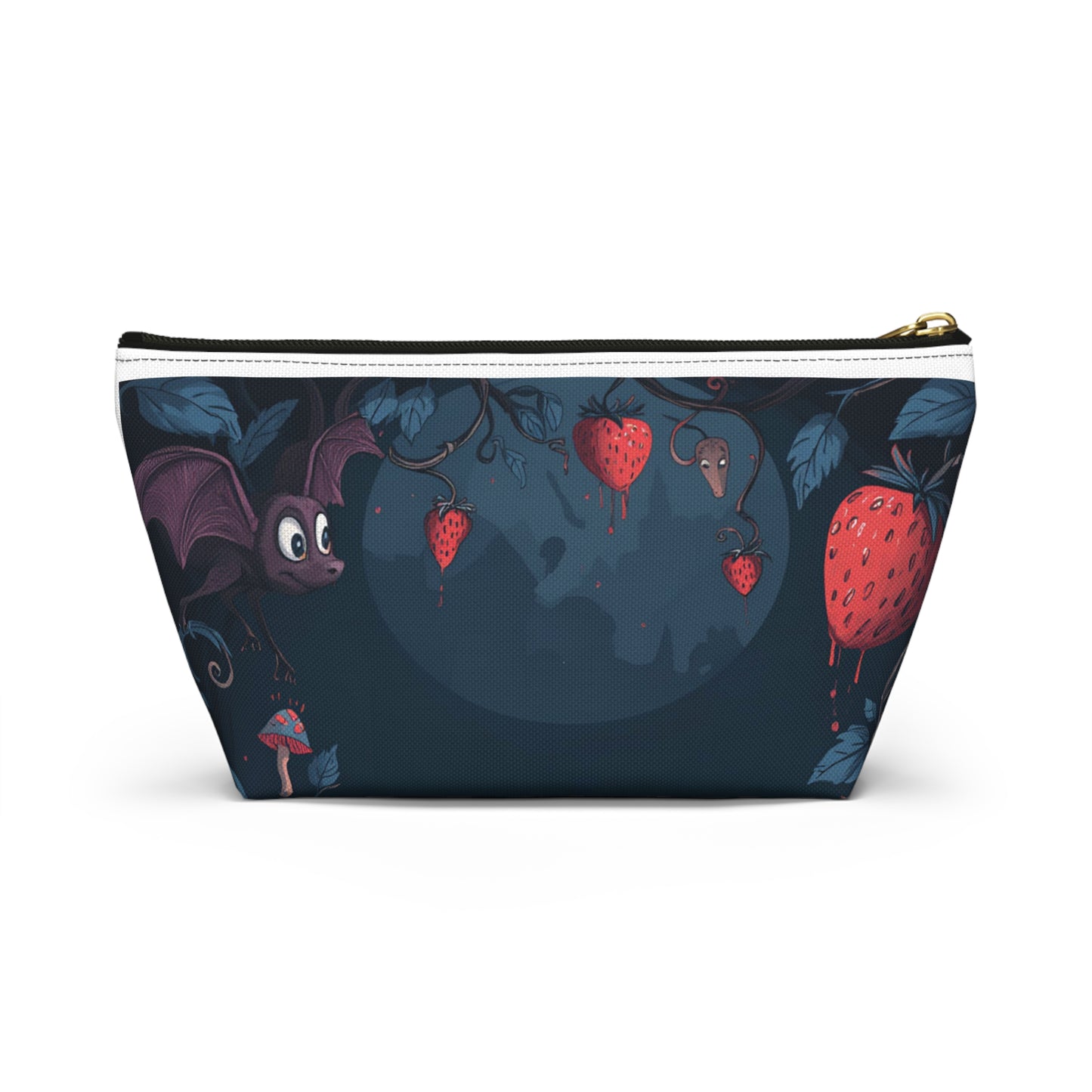 Strawberry Forest Creatures Accessory Pouch